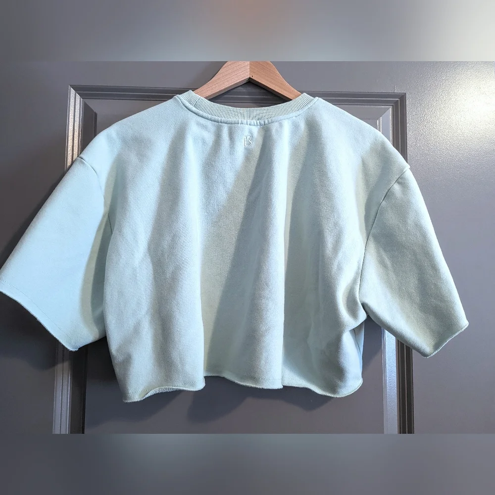 *Like New!* BuffBunny Cloud Crop Short sleeve Top in Mojave Mint - Picture 5 of 5